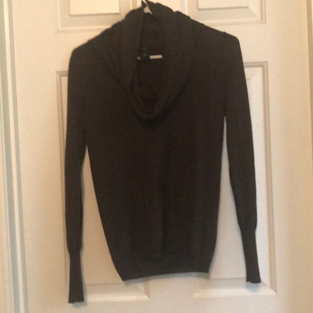 Ann Taylor XSP brown  sweater with cowl neck